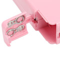 Miniatyrbillede 5 af 8: Håndholdt symaskine til udjævning af sting, bærbar elektrisk symaskine til hjemmet, rejser, pink