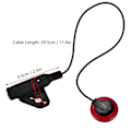 Miniatyrbilde 6 av 8: Piezo Kontaktmikrofon Pickup for Gitar Ukulele Erhu Banjo Musikinstrument