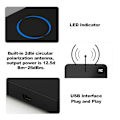 Miniatyrbillede 6 af 8: 915Mhz RF UHFRFID Smart Kontaktløs LæserSkriver Smart USB Interface Identifikationskortlæser
