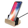 Pikkukuva 2 / 5: Magneettinen työpöydän lataustelakka iPhonelle, nopea lataus ja datansiirto