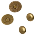 Miniatyrbillede 5 af 5: 50 sæt magnetiske knaplåse 18x2mm tynde høj hårdhed legering magnetiske lukninger pung hardware til tøj