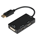 Pikkukuva 1 / 5: 3-in-1-sovitin Displayport HDMI/VGA/DVI-liitäntään Monitoiminen High Definition -muunninjohto