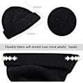 Miniatyrbillede 4 af 5: Strikhue Hat 100% Merinould Unisex Varme Vinterhuer Bløde,