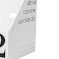 Miniatyrbilde 5 av 8: Vertikal filmappebeholder Papirnummermerking Slank skrivebordsarrangør for bøker Notatbøker Magasiner Konvolutter 2
