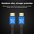 Miniatyrbillede 5 af 5: HD Multimedia Interface 2.0-kabel Interferensbestandig 4Kx2K HDTV 2.0V-kabel til computerskærm Projektor TV