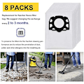 Miniatyrbillede 4 af 5: 8 stk. udskiftningsfilterposer til Karcher WD4 WD5 WD5 / Premium / MV4 / MK5 / MV6 støvsuger