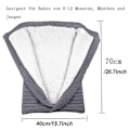 Miniatyrbild 2 av 5: Stickad Sovsäck Baby Filt, Tjock Fleece Design Överlägsen Akrylfiber, Andningsbart Hälsosamt Sherpa Material för Bebisar i Åldern 0-18 Månader,