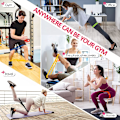 Miniatyrbild 6 av 7: Bärbara träningsband för yoga och pilates, högkvalitativa loopar för flera användningsområden, inklusive fysioterapi och styrketräning, färgkodade