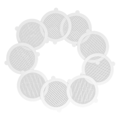 Miniatyrbillede 2 af 5: 50 stk. bruseafløbshår opsamler glasfiber praktisk bekvem tæt maske brusebad hår opsamler