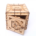 Miniatyrbillede 2 af 5: DIY 3D træpuslespil skattekiste pige smykkeskrin Mecha