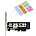 Miniatyrbild 3 av 5: Högpresterande lagringslösning, M.2 Nvme till Pci Express-adapter för Windows 11 10 8 Linux Mac Os, Stöder Typ 2230 2242 2260 2280