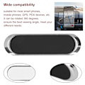 Miniatyrbilde 6 av 8: Magnetisk telefonholder 360 graders rotasjon dashbordmontering stativ for Samsung GalaxySilver