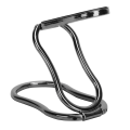 Miniatyrbillede 3 af 8: Finger Ring Mobiltelefon Holder Stativ Foldbar 360° Roterende Telefon Bag Håndgreb HolderSort
