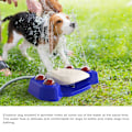 Miniatyrbild 6 av 8: Multifunktionell Hundleksak, Kraftig Vattensprinkler för Utomhusbruk i Stål med Justerbart Vattenflöde för Små till Stora Hundar, Robust Hundvattenfontän