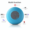 Miniatyrbild 2 av 7: Ergonomisk Design HD Bluetooth-högtalare, Dedikerad Sugkopp och Kontrollknappar för Enkel Hantering, Inbyggd Mikrofon för Tydliga Samtal, Vatten