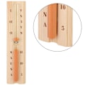 Miniatyrbilde 1 av 2: Furu Sauna Timeglass Klokke Nøyaktig Varmebestandig Tretre Sand Timer for Spa Bad