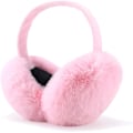 Pikkukuva 1 / 3: Talviset korvaläpät, tekoturkis, lämpimät korvaläpät, söpöt, kokoontaitettavat, ulkokäyttöön Pink-1