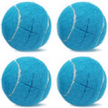 Miniatyrbilde 1 av 5: 4 stk. forhåndskuttede tennisballer for møbelben og gulvbeskyttelse