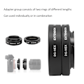 Miniatyrbillede 3 af 5: 10mm+16mm Makro Adapter Ring Automatisk Fokuseringsforlængerrør til Sony NEX E-Mount Kamera