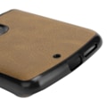 Miniatyrbillede 4 af 8: Mobiltelefonbeskyttende etui stødsikkert telefonlædercover til Motorola Razr 5GBrown