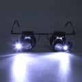 Pikkukuva 3 / 5: Kaksoislinssinen suurennuslasi 2 LED-valolla elektroniikka-, koru- ja kellokorjaukseen