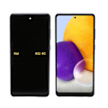 Miniatyrbilde 1 av 8: 6,7 tommers organisk LED-skjerm erstatning med fingeravtrykksensor for Samsung Galaxy A72 5G 4G SM A725 SM A725M DS Blå