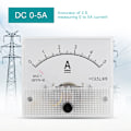 Pikkukuva 5 / 5: DC 0-5A DC Analog 85C1 Virtamittari Jännite 2.5 Tarkkuus Jännite Analogi Voltimittari Paneeli