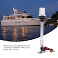 Miniatyrbillede 5 af 5: 12 tommer LED foldbar båd agterlys 360 grader båd ankerlys 316 rustfrit stål base til fiskerbåde yachts marine