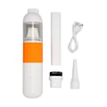 Miniatyrbillede 2 af 8: Håndholdt støvsuger, flere filtreringer, 6000PA sugning, 120W, mini USB genopladelig ledningsfri støvsuger til bil, hjem, gul
