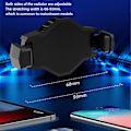 Pikkukuva 6 / 8: S1 Semiconductor Phone Cooler Cooling Fan RGB Streamer Mobile Phone Radiator for Playing Games Watching Videos Black