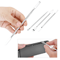 Miniatyrbild 4 av 5: 3 st/set Telefonöppningskit Universal Metal Spudger Pry Tool Set för iPhone/iPad/Tablet