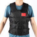Miniatyrbilde 3 av 5: Sports Exercise Fitness Justerbar Vest med Vekt 20KG Lastekapasitet (Svart)