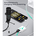 Miniatyrbild 7 av 7: iPhone iPad OTG-adapter, Lightning till USB-omvandlare med Plug and Play & Laddningsport, USB-minne & Kortläsarkompatibilitet Midi