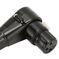 Miniatyrbillede 3 af 5: XLR Han til 90 Graders Hun Mikrofonkabel 3 Pin Forsølvet OFC Leder XLR Mikrofonbalanceret Kabel 4.9ft