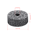 Miniatyrbillede 1 af 2: 8 stk. trommecymbal filtpude sæt reservedele sort tilbehør