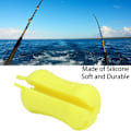 Miniatyrbilde 6 av 8: Fiske Stang Festet Ball Fiske Stang Stropper Tilbaketrekning Stang Enhet Fiske Stang Klipp for Båt Fiske Supplie Gul