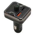 Miniatyrbillede 2 af 8: Bilmusikadapter Håndfri opkald Tabsløs lyd Hurtig opladning Navigations stemmemeddelelse Bluetooth-sender til bil