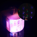 Pikkukuva 3 / 5: Pyörivä LED RGB Mini -ohjattu värikäs lavalampu juhliin
