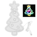 Miniatyrbilde 3 av 5: Xmas Tree Neon Lys Skilt USB-drevet LED Neon Lys Veggdekor