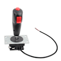 Miniatyrbillede 2 af 2: 8-vejs flyjoystick med aftrækker og top-fire-knap til arkadespil