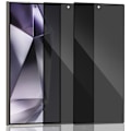Pikkukuva 1 / 5: Samsung S24 Ultra Privacy Näytönsuoja 2-Pakkaus - Karkaistu Lasi 9H - Erinomainen Laatu 3D