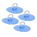 Miniatyrbillede 2 af 5: 4 stk. D-ring lap PVC rund form stærk rustfrit stål D-ring pude til båd flåde paddle board