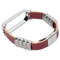Miniatyrbild 5 av 5: Retro Läder Armband för Xiaomi Mi Band 5/6 NFC Fashion Retro Läder Klockarmband