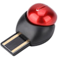 Pikkukuva 2 / 2: Kannettava langaton Bluetooth-kuuloke autoon, USB-magneettinen lataus, korvanappikuulokkeet (punainen)