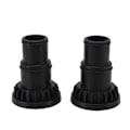 Miniatyrbild 1 av 5: 2PCS Pool Hose Adapters Universal Replacement Pool Hose Conversion Adapters Threaded Swimming Pool Fittings Part