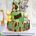 Miniatyrbild 6 av 6: Tropiska Blad Kakformar Set För DIY Sommartema Eller Skogstema Tårta, 4 Olika Hawaiianska Palmblad Fondantformar Non-Stick Lätt Formning