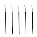 Miniatyrbilde 2 av 5: 5 stk bøyd eyeliner børste multifunksjonell sminke vinklet eyeliner børster kosmetisk verktøy for concealer