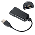 Miniatyrbild 5 av 5: Ljud- och videoinspelningskort HDMI till USB-videoinspelningsadapterbox 1080P för Windows