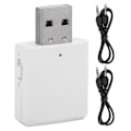 Pikkukuva 1 / 5: Bluetooth 5.0 -äänen vastaanotinlähetin USB-äänikortti 3-in-1 AUX RCA 3,5 mm pistokeadapteri