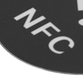 Miniatyrbilde 3 av 8: 20 stk. NFC-klistremerker, kompakte, bærbare, forstyrrelsesbestandige, omskrivbare CUID NFC-klistremerker for NFC-aktiverte enheter, svart